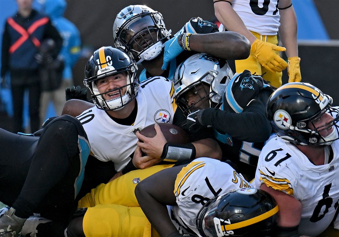 Carolina Panthers Game-Used Football vs. Pittsburgh Steelers on December 18  2022