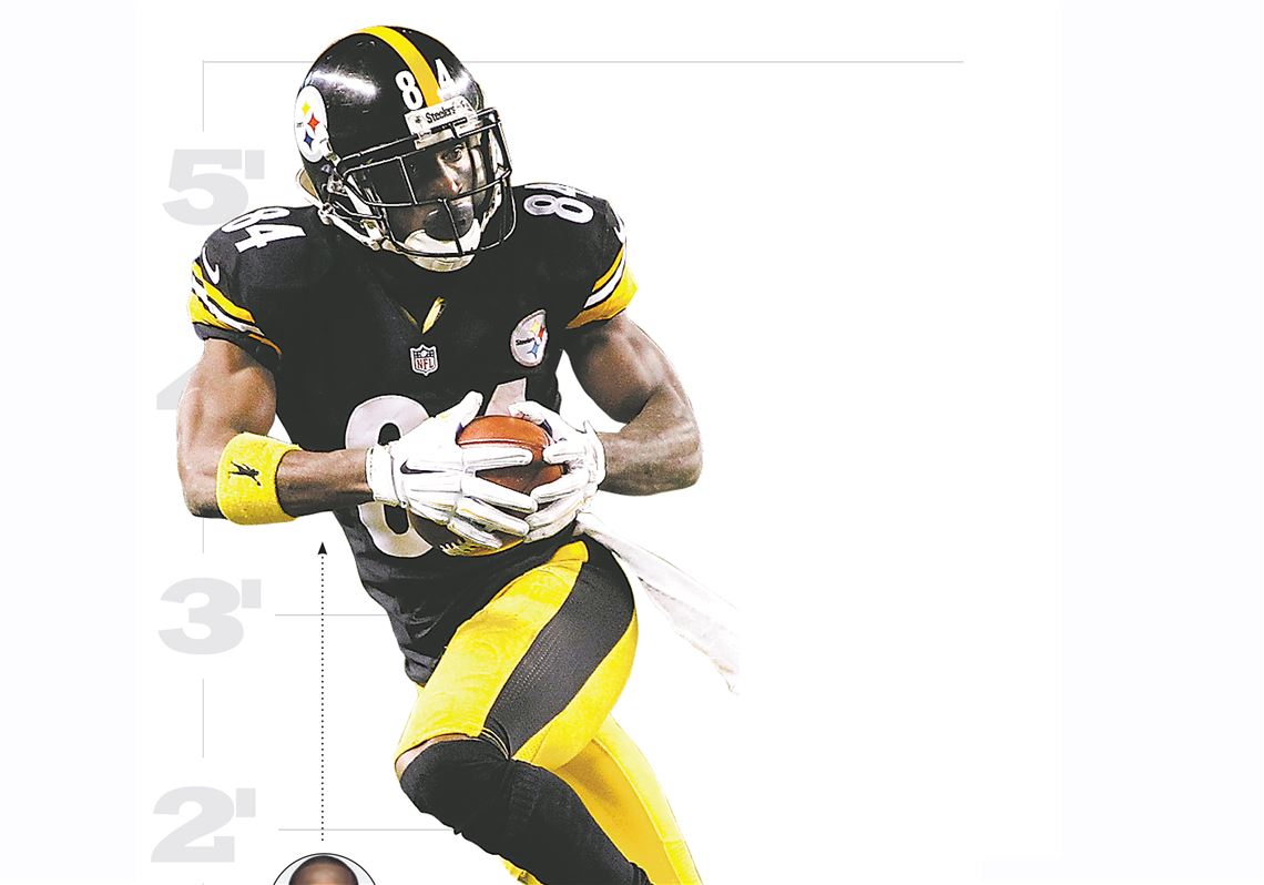 It was a big stretch, but Steelers' Antonio Brown knew he might have to go  for it