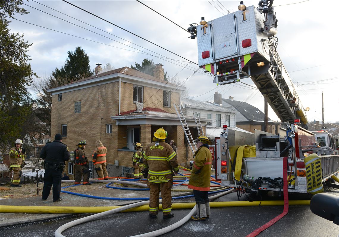 Firefighters battle three-alarm house fire in Brentwood | Pittsburgh ...