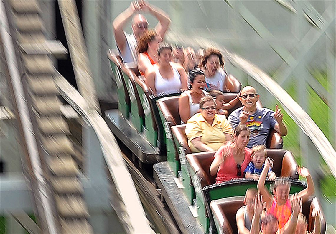 Jack Rabbit Roller Coaster Ride in Pittsburgh