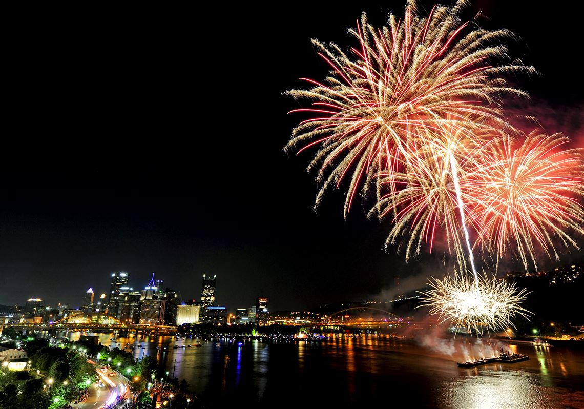 Fabulous fireworks light up the Point as Pittsburgh celebrates ...