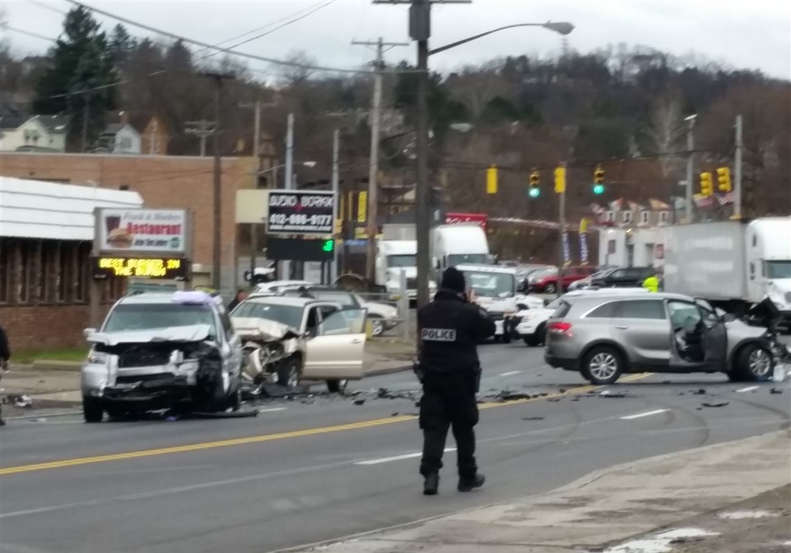 Police Chase Ends In Route 51 Crash In Overbrook | Pittsburgh Post-Gazette