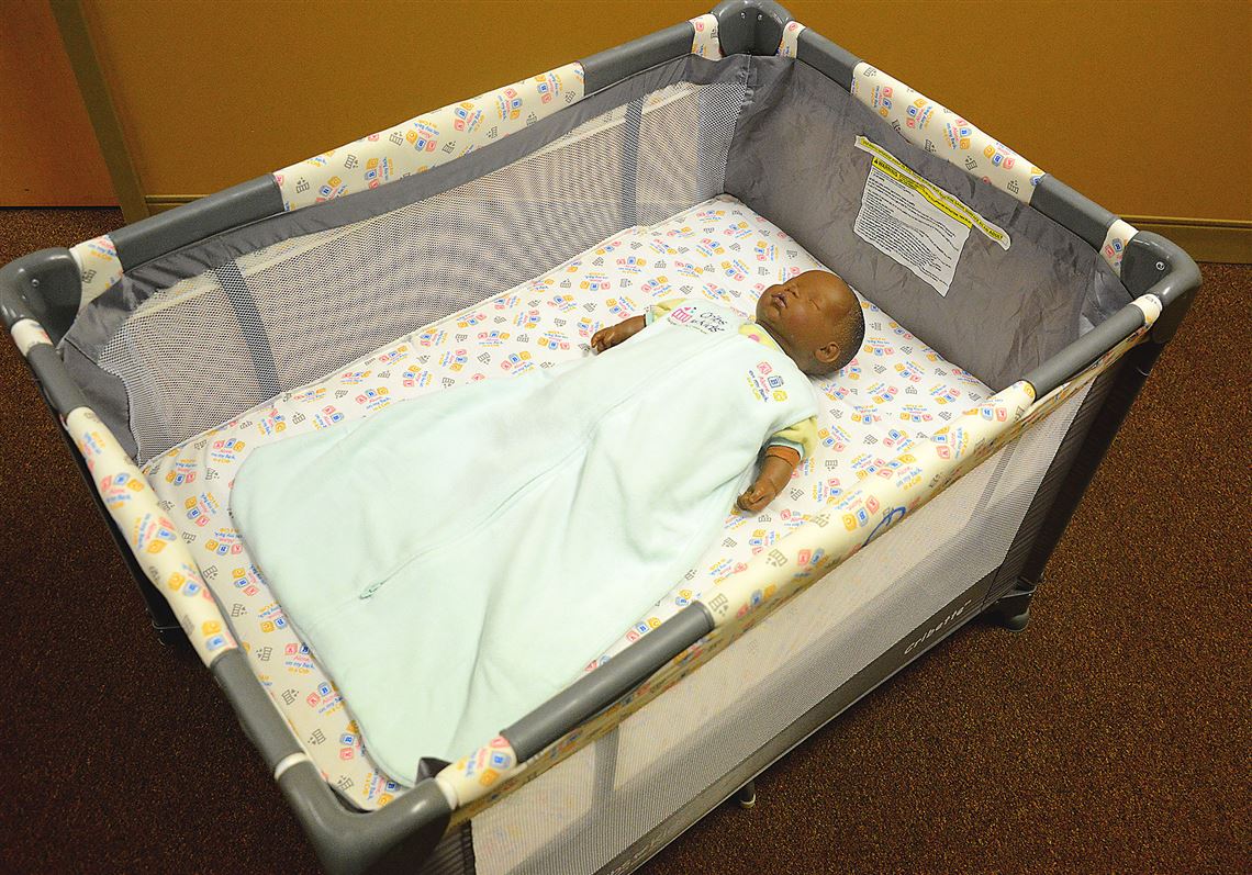 Safe place for babies to sleep: A crib 