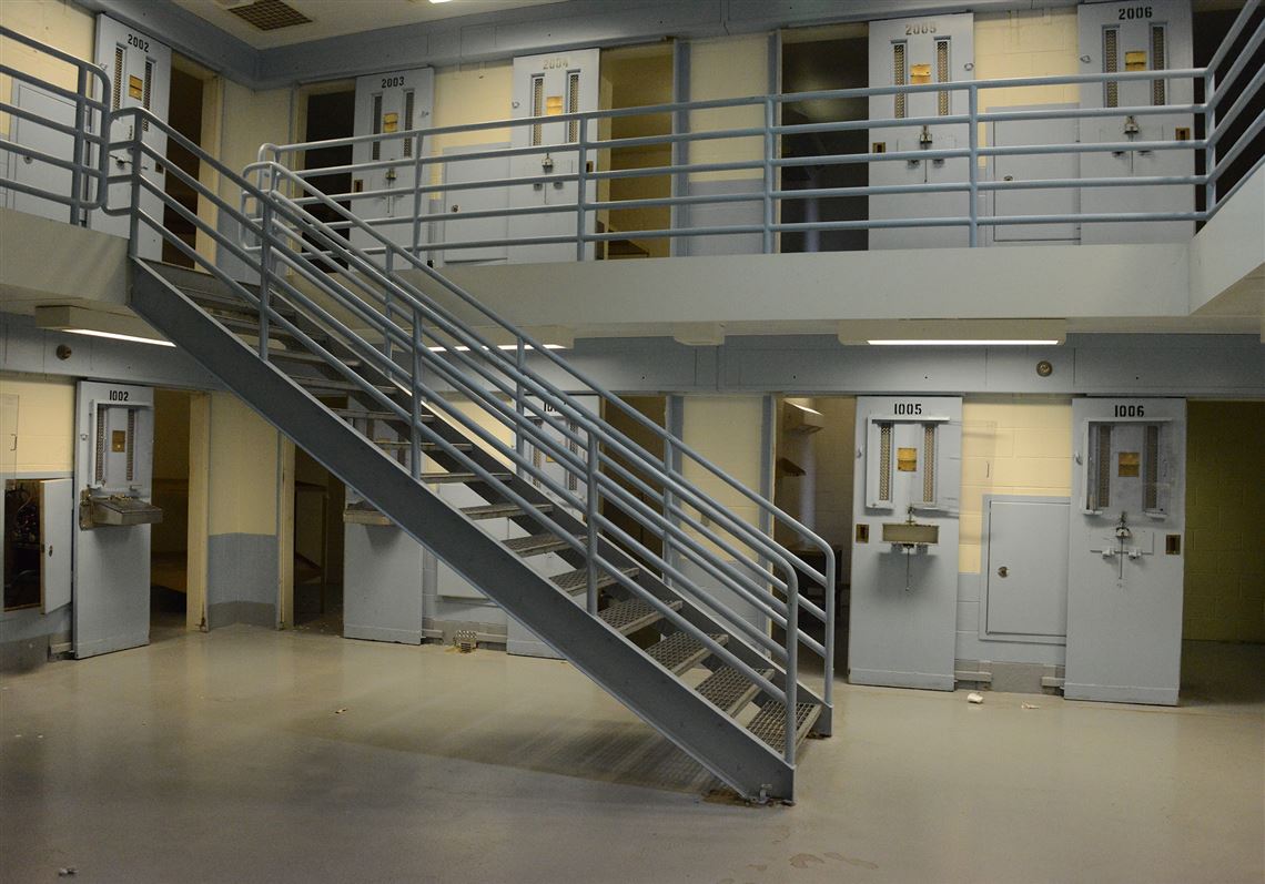 An interior photo of the now-closed State Correctional Institution – Pittsburgh. The prison, which opened in 1882, was the state's oldest operating prison. 