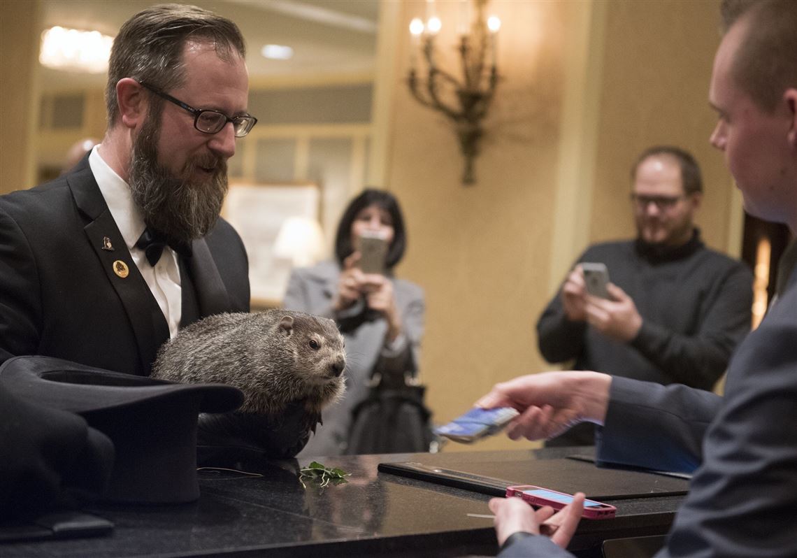 What's it like traveling with the most famous groundhog — Punxsutawney