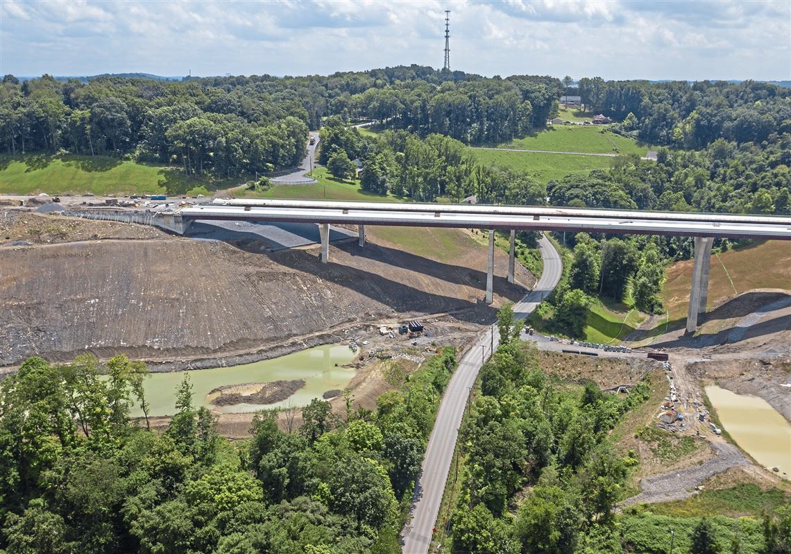 Turnpike officials look for answers after more flooding at Southern Beltway construction near McDonald