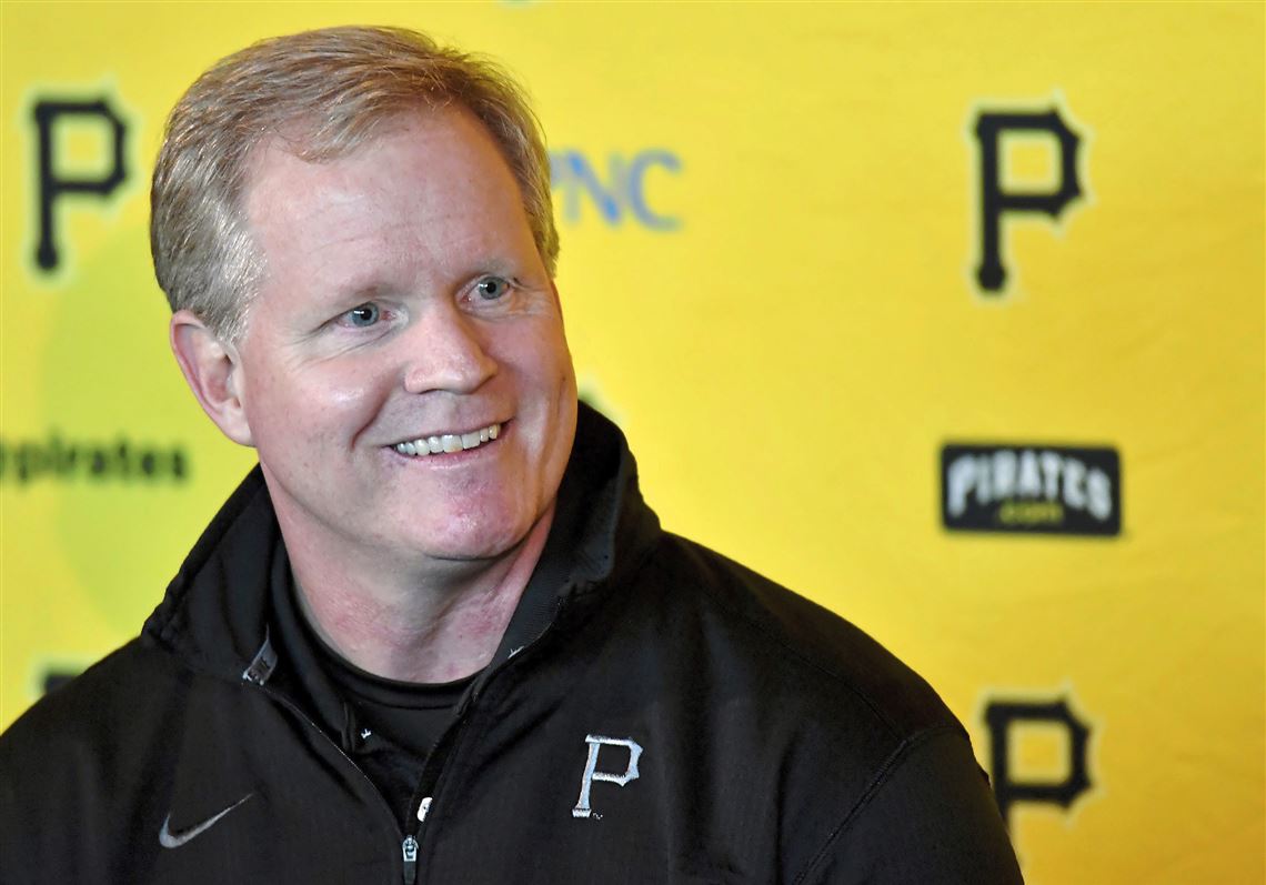 Pirates general manager Neal Huntington discusses the trade that brings right hand pitcher Chris Archer to the team during a press conference Tuesday, July 31, 2018 at PNC Park.