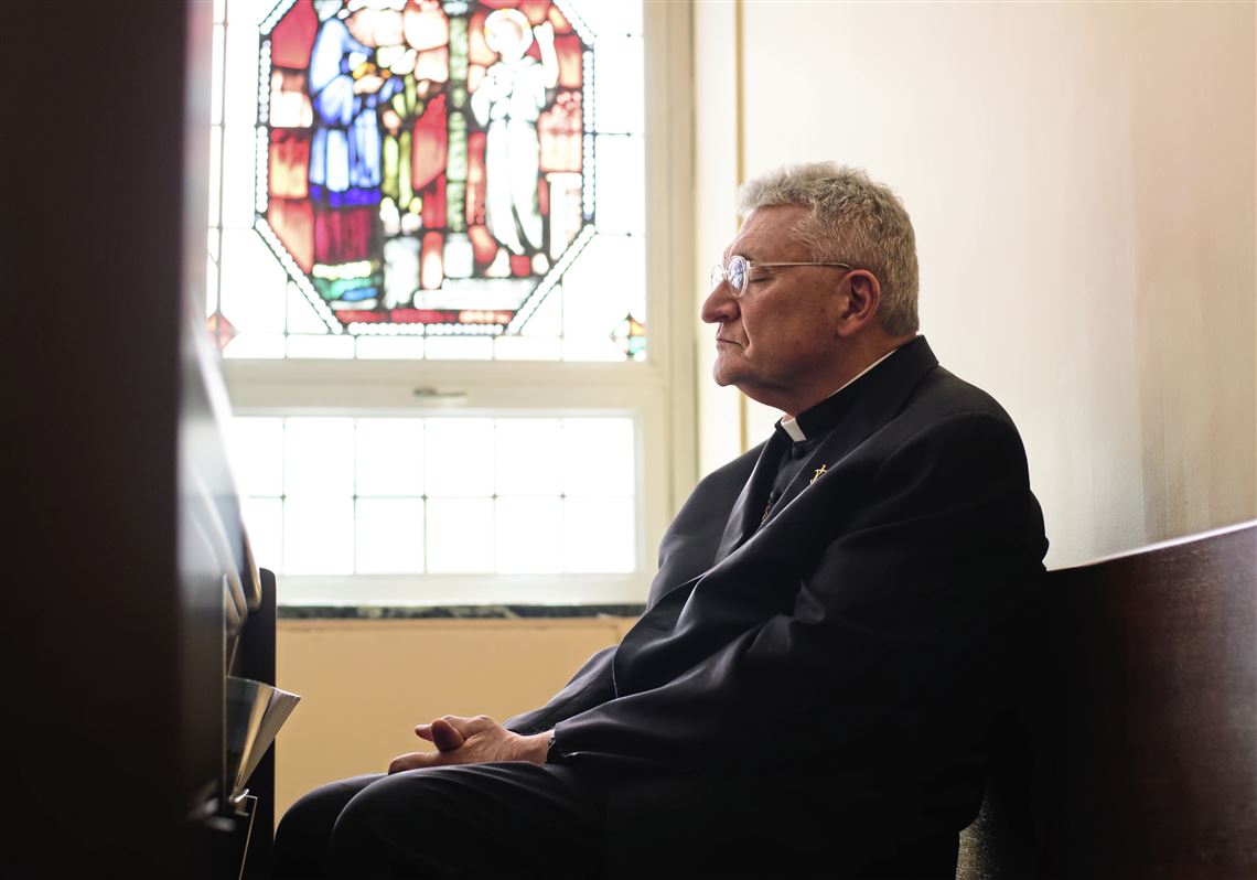 Some Catholics demand bishop's resignation, others beg him to stay during emotional listening session