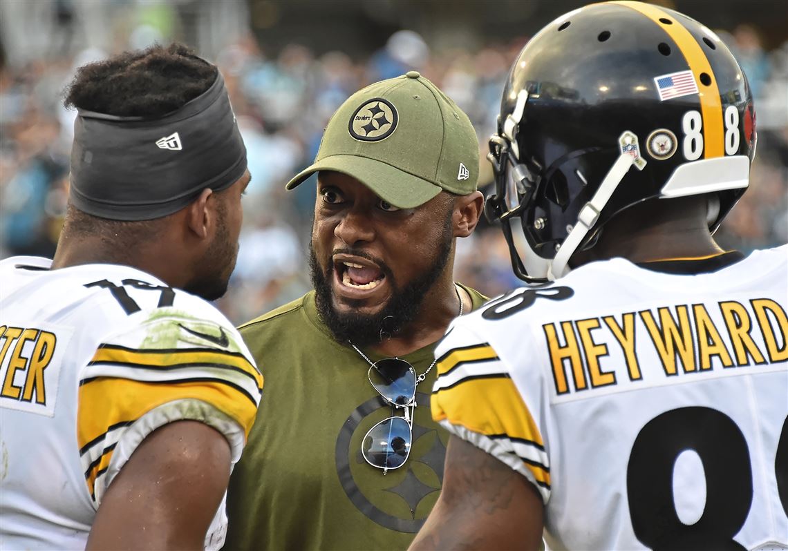 Ben Roethlisberger, Mike Tomlin, JuJu Smith-Schuster, James Conner