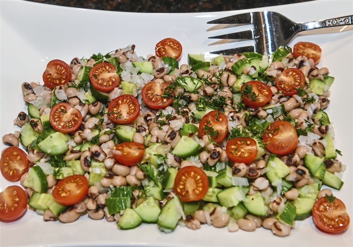 Blackeyed pea salad and hot sauce dressing unite for a big helping of luck Pittsburgh Post