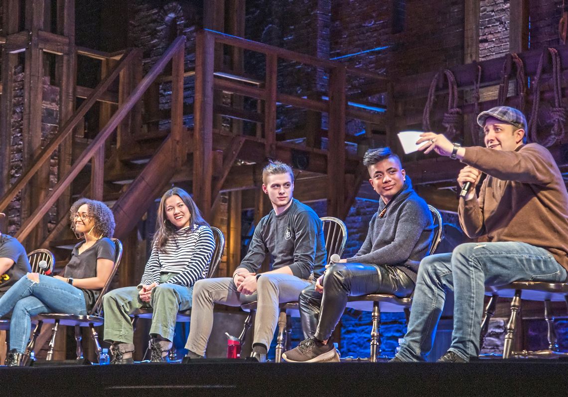 High school students get their shot on 'Hamilton' stage