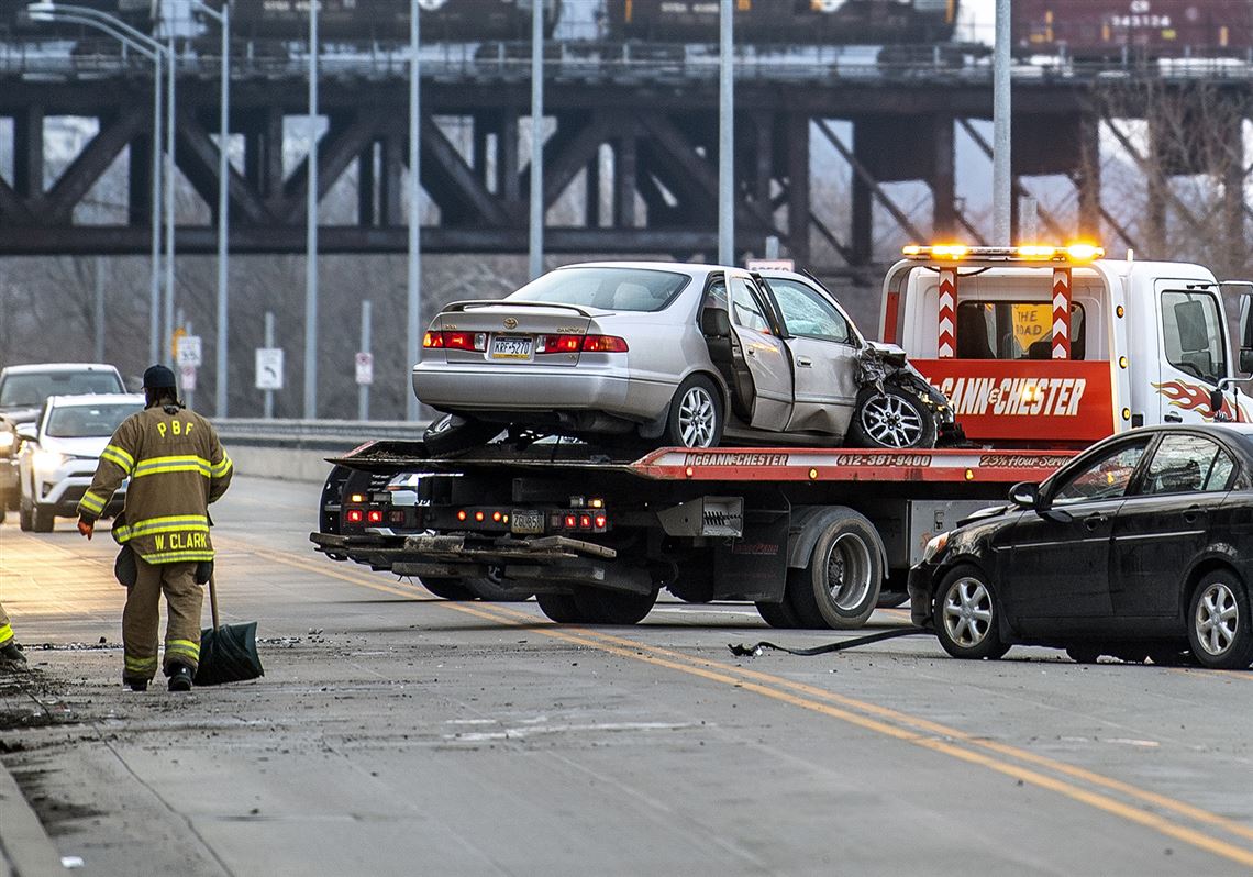 Two injured in West Carson Street crash
