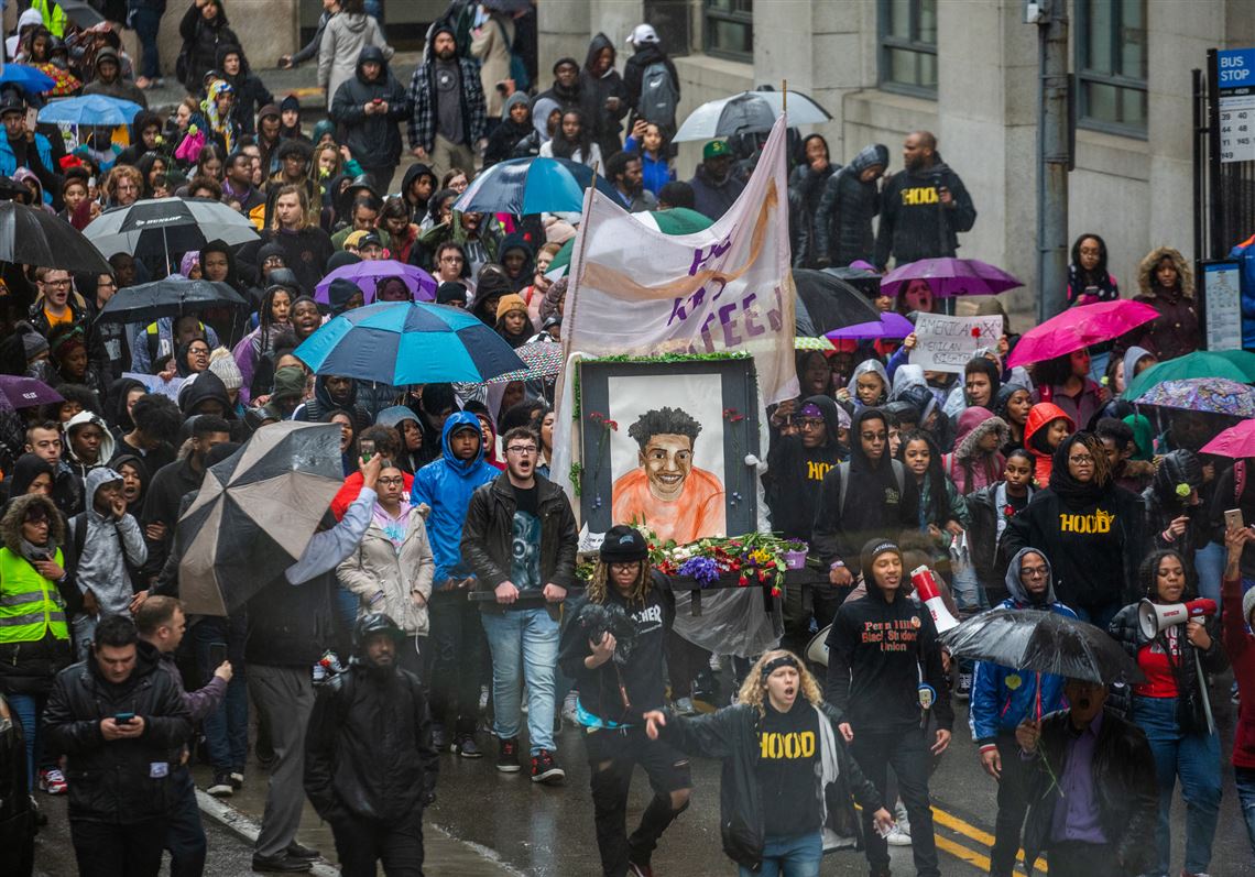 Students march across city after Downtown Antwon Rose rally