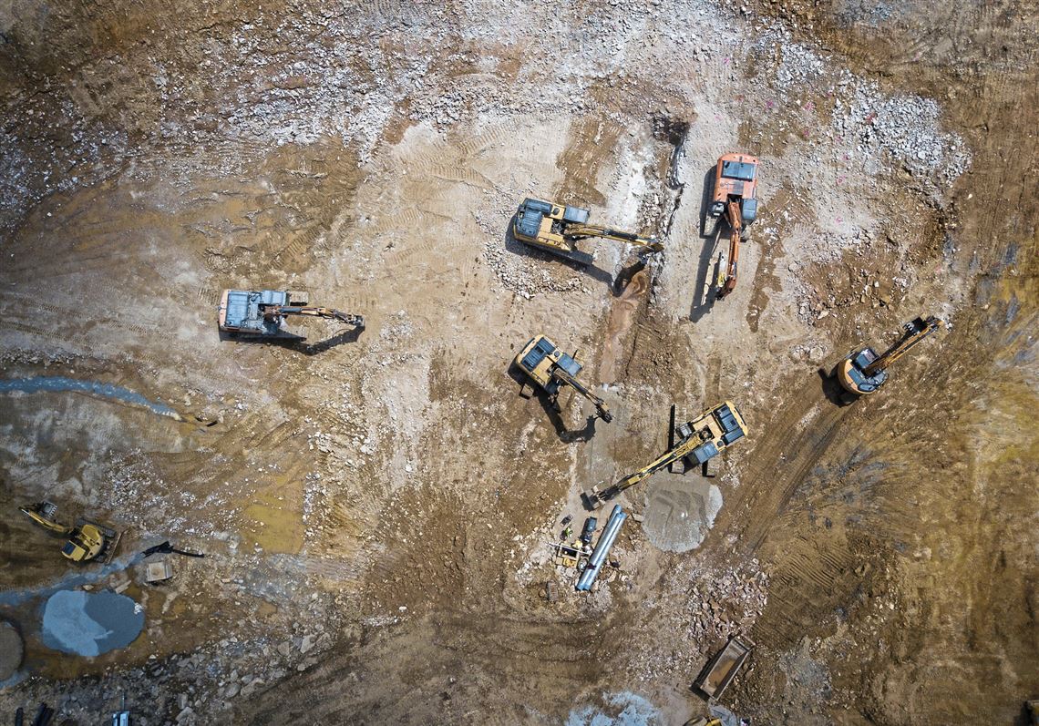 All first-year construction at Ohiopyle finished except parking lot