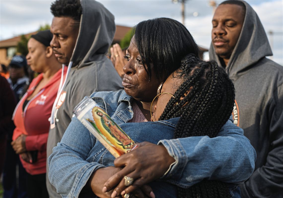 Friends and family gather in Clairton to mourn slain quarterback