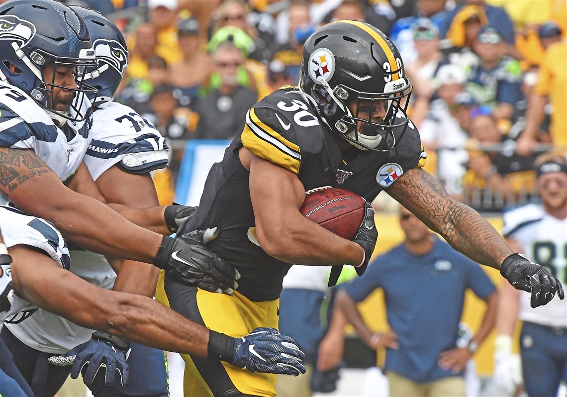 Pittsburgh's James Conner will take snaps at defensive end Saturday