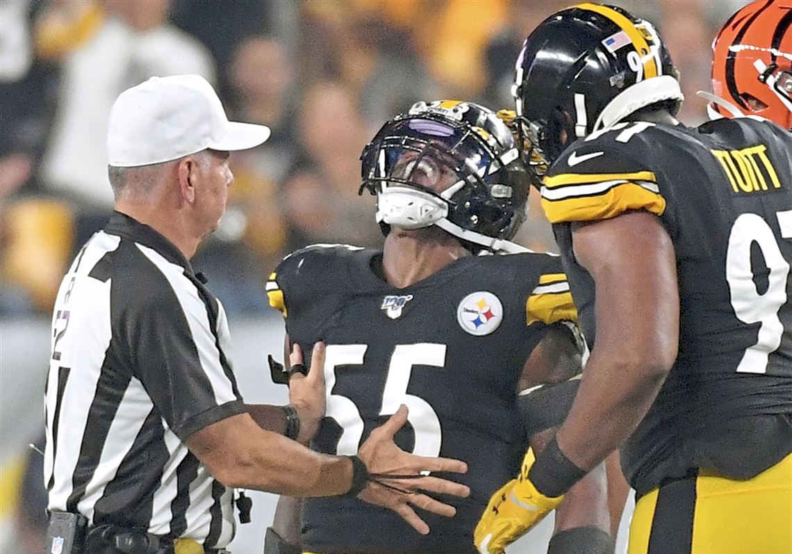 Pittsburgh, PA, USA. 30th Sep, 2019. Steelers defense celebrate