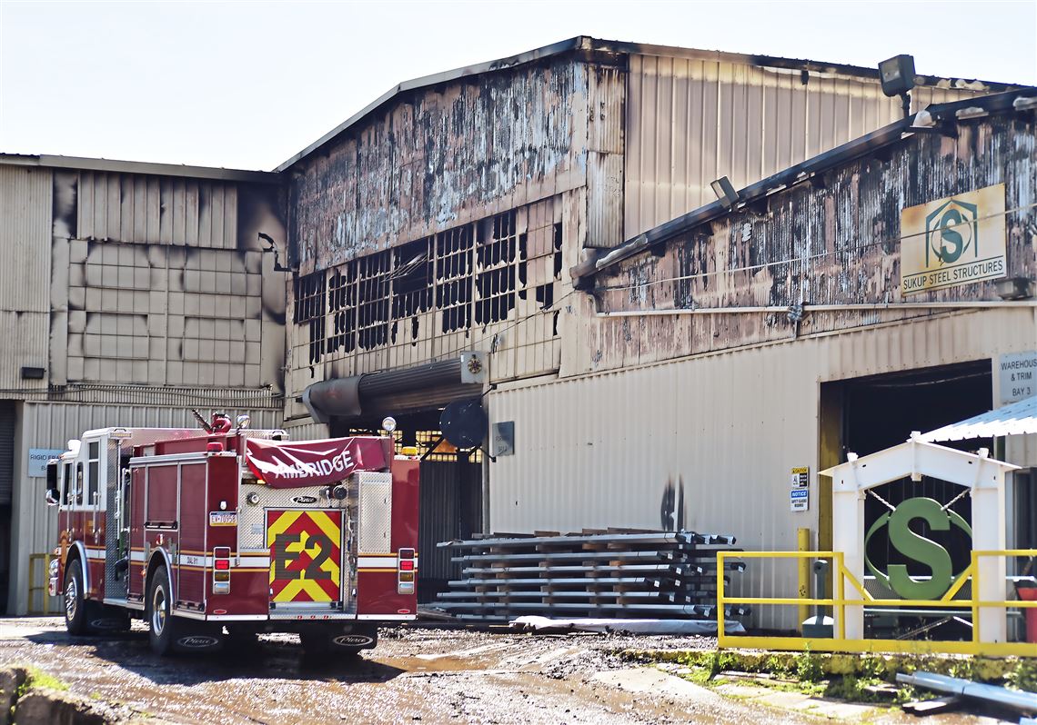 manufacturer announces permanent closure of ambridge plant after fire in july destroyed facility pittsburgh post gazette ambridge plant after fire