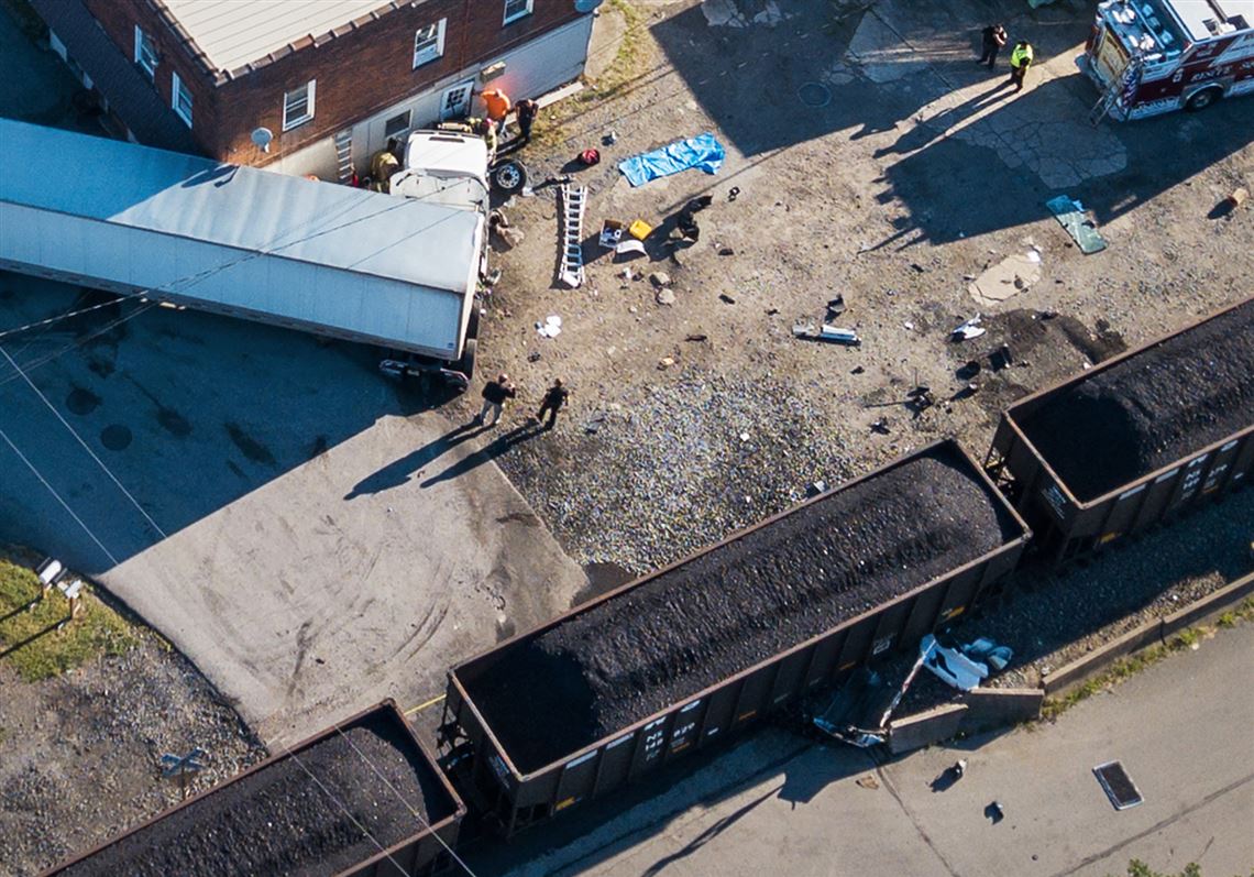 Truck driver killed after colliding with train in Cheswick Pittsburgh