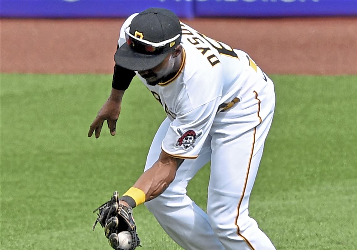 Ke'Bryan Hayes Pittsburgh Pirates Unsigned Running Onto The Field Photograph