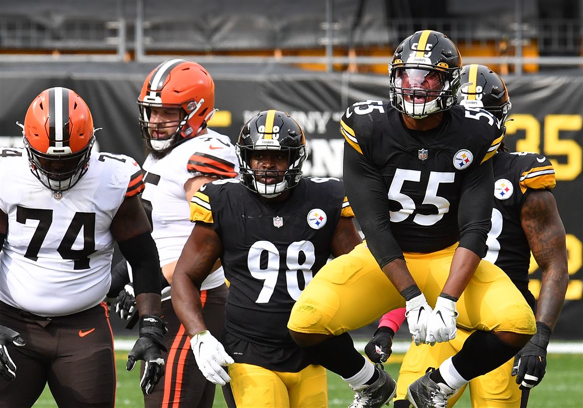 His knee finally healed, Steelers LB Devin Bush playing with a