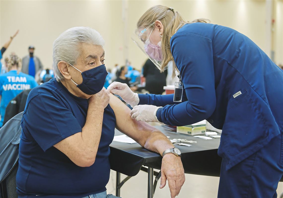 Thousands get vaccinated at Monroeville clinic, though organizers hoped for more Pittsburgh