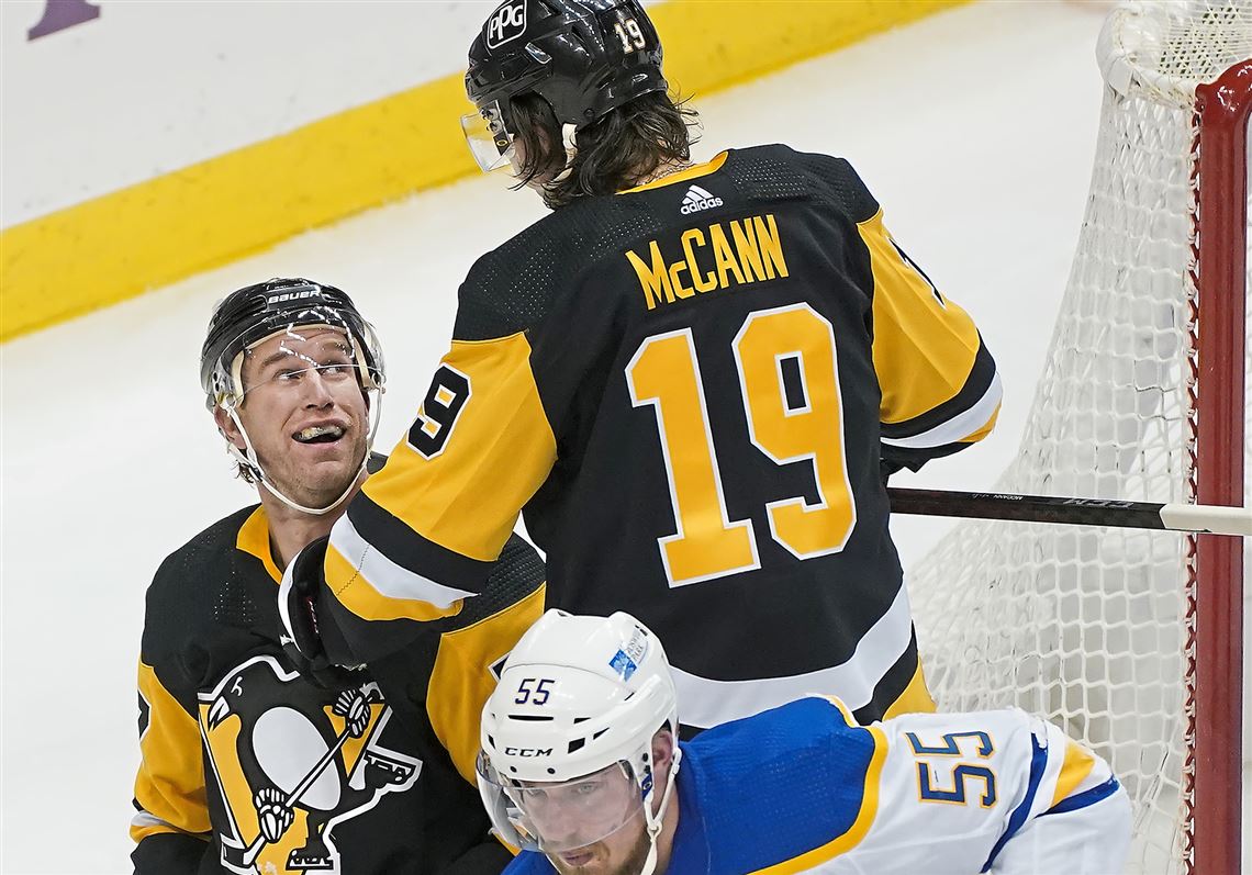 Pittsburgh Penguins' Jeff Carter plays during an NHL hockey game