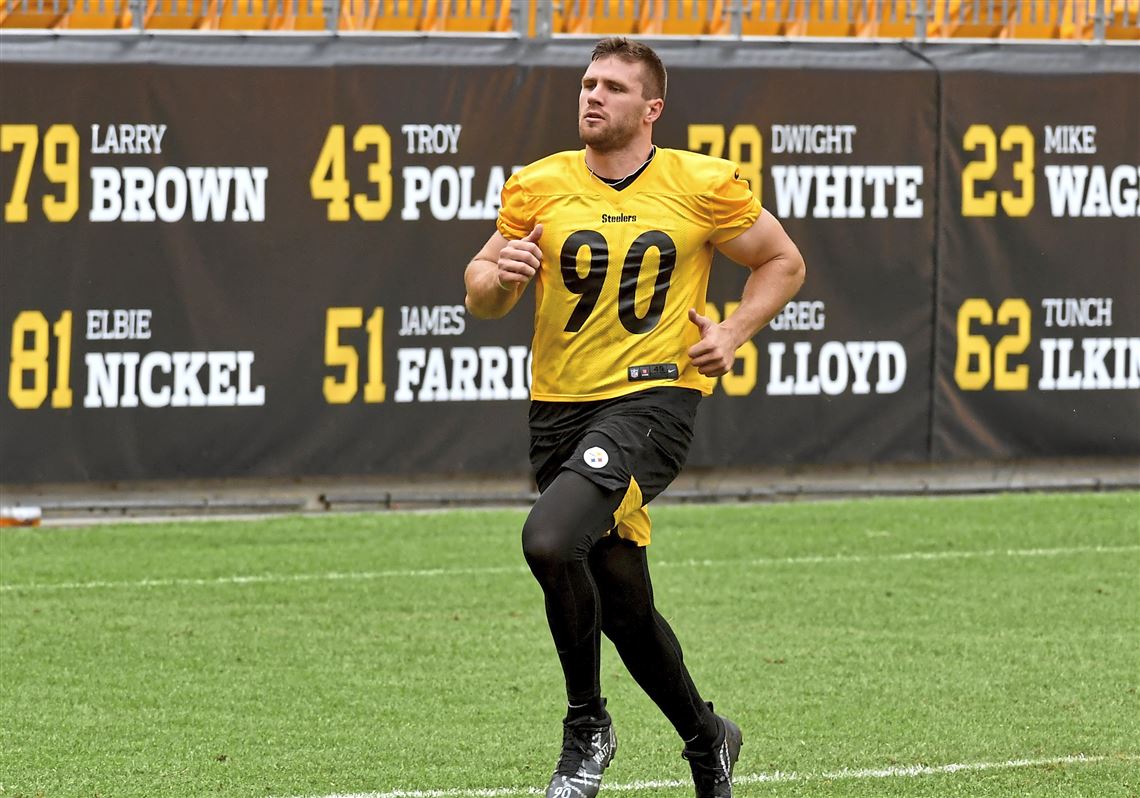 Steelers Sights and Sounds: T.J. Watt Works at Practice