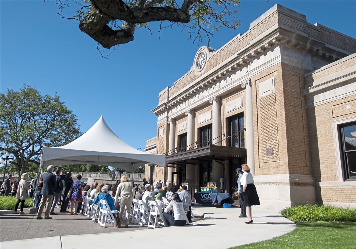 Wilkinsburg unveils renovated century-old train station | Pittsburgh