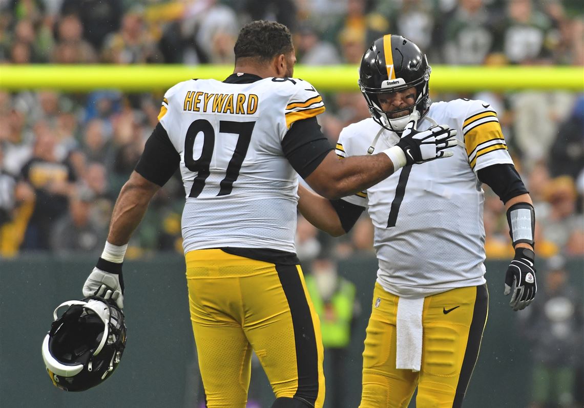 Cam Heyward with the Troy Polamalu - Pittsburgh Steelers