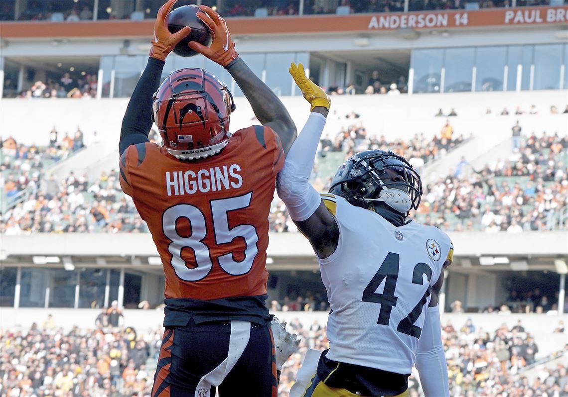 Tee Higgins makes incredible catch for touchdown versus Steelers