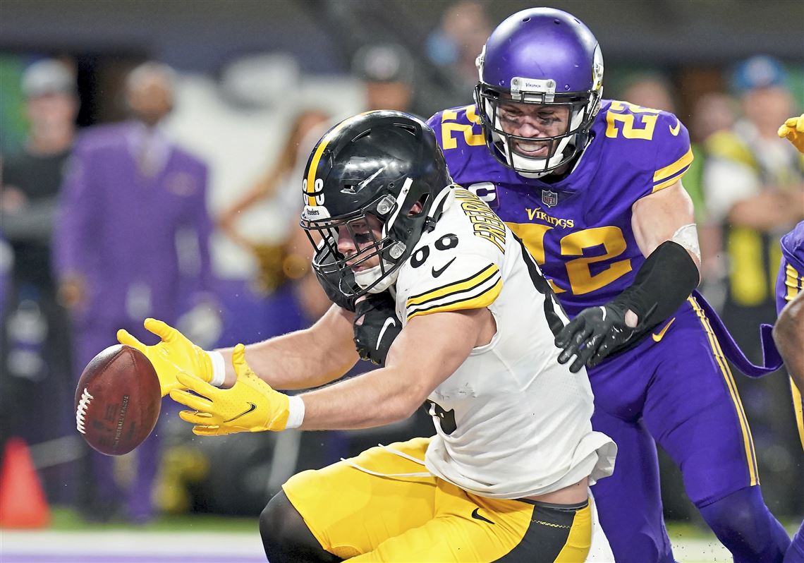 Vikings beat Steelers 36-28, deny last-play pass in end zone