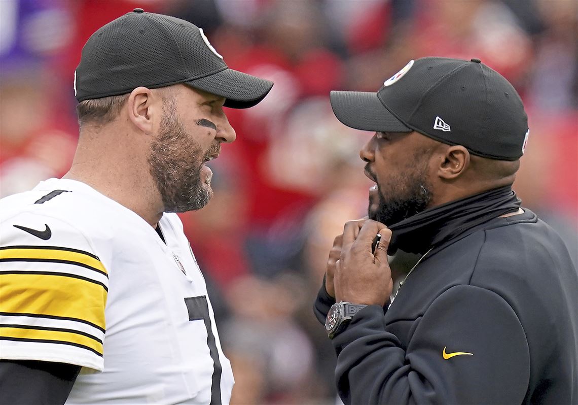 Pittsburgh Steelers head coach Mike Tomlin and quarterback Ben