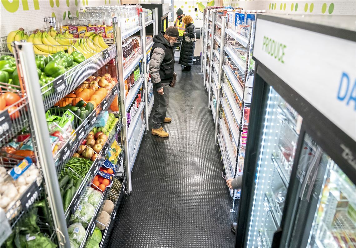 food fight in grocery store music video