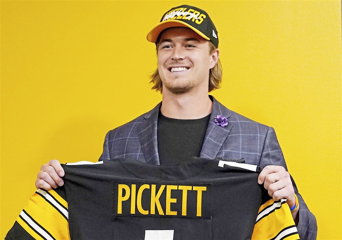 Rally House - Come PICK up your PICKett Jerseys and Tees!! Kenny Pickett  just landed at Rally House Waterfront! #Pittsburgh #PittsburghSteelers  #Pickettsburgh #Rallyhouse #WaterfrontRallyHouse #NFL # Football  #NumberEight #SteelCity #Nike #KennyPickett