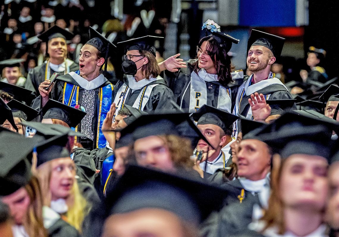 Pomp returns at Pitt's first indoor, inperson commencement since 2019