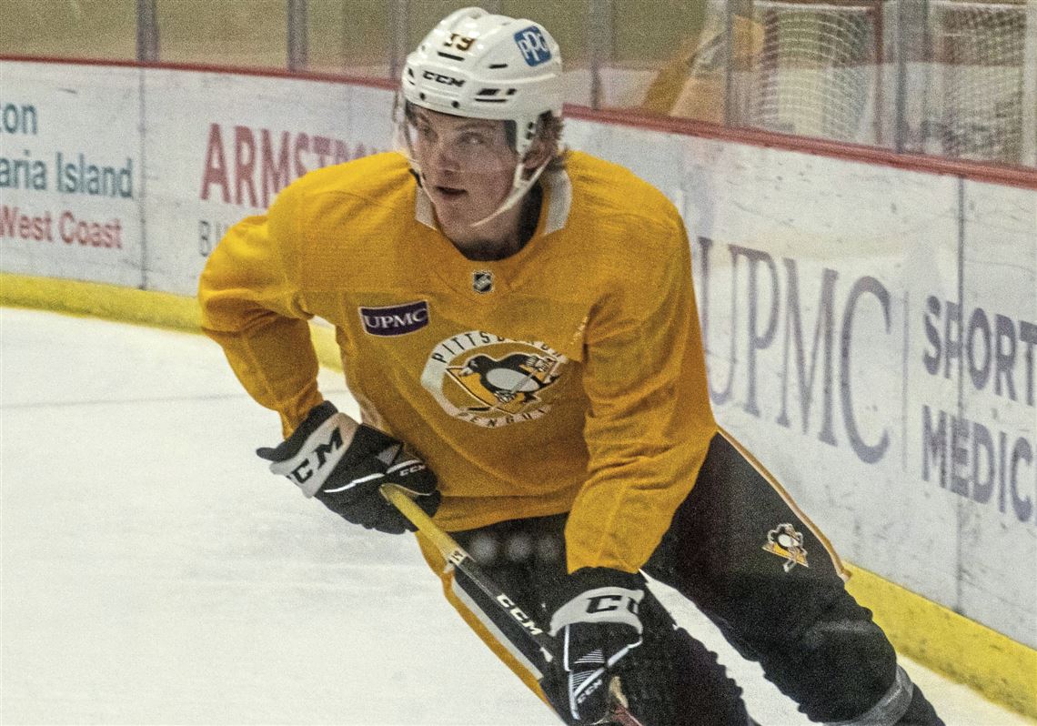 First-round pick Owen Pickering has 'pretty intense' first practice with  Penguins