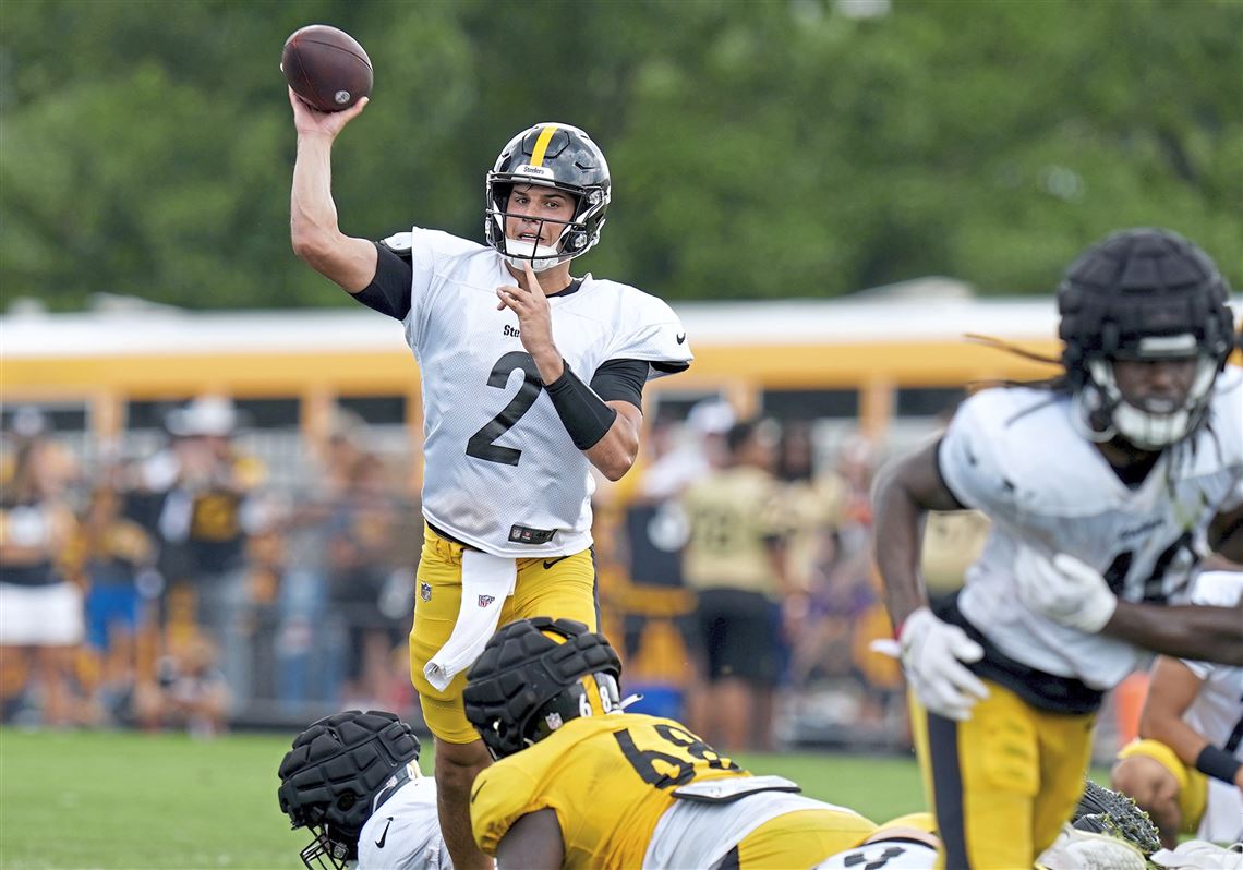 Steelers camp observations: Mason Rudolph masters first-team defense in  2-minute drill with help from George Pickens
