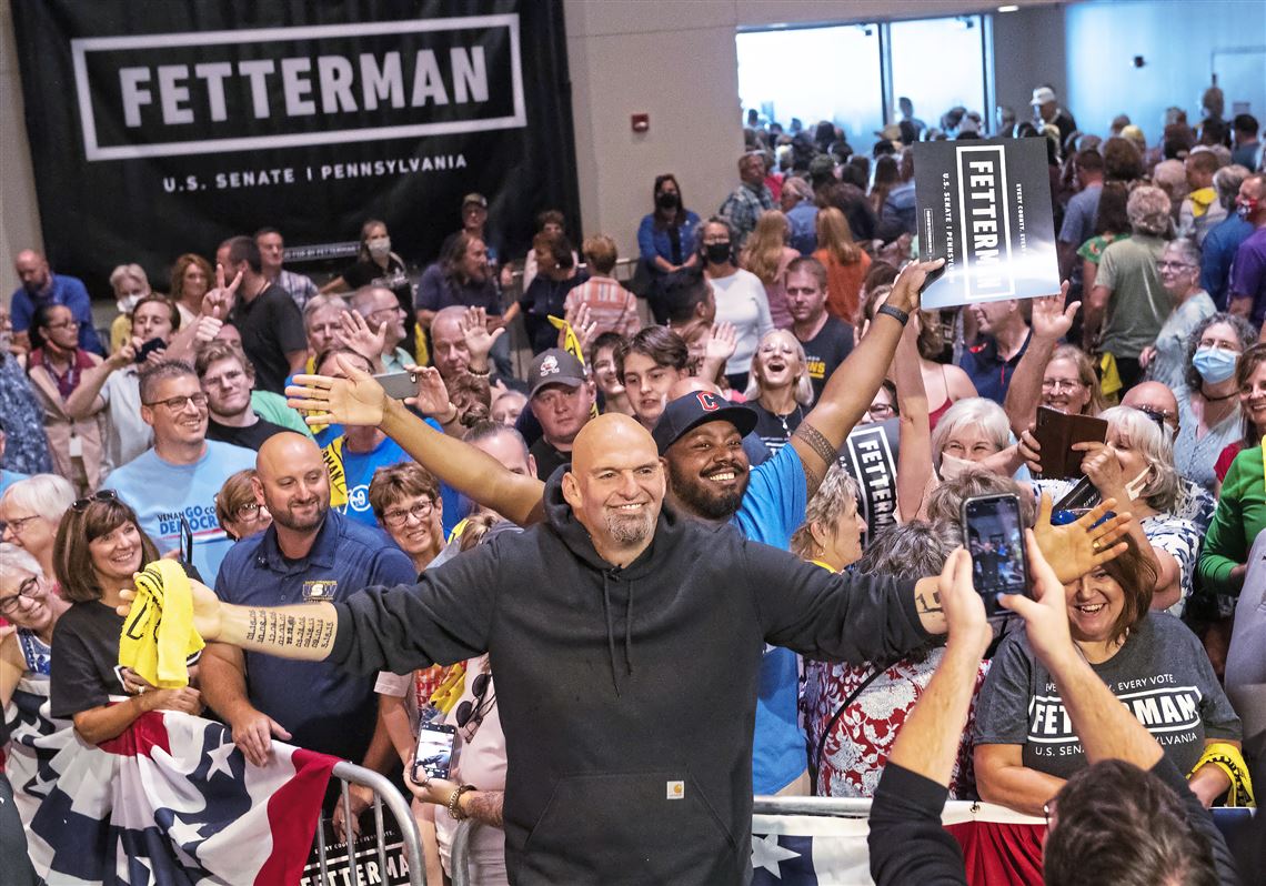 John Fetterman ‘grateful to be here’ at Erie campaign rally for U.S