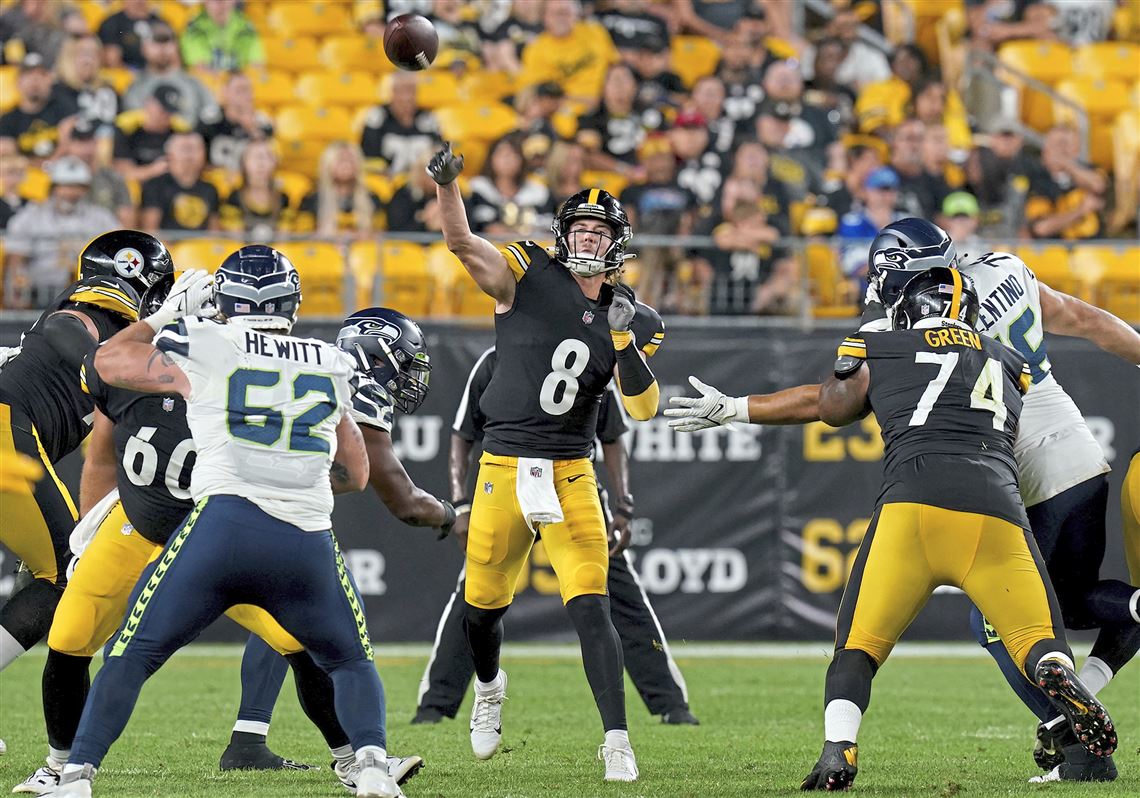 Acrisure Stadium. 13th Aug, 2022. George Pickens #14 during the Pittsburgh  Steelers vs Seattle Seahawks game in Pittsburgh, PA at Acrisure Stadium.  Jason Pohuski/CSM/Alamy Live News Stock Photo - Alamy