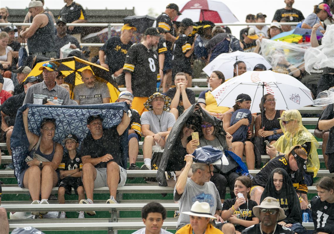 Saturday's practice at St. Vincent College moved to Pittsburgh