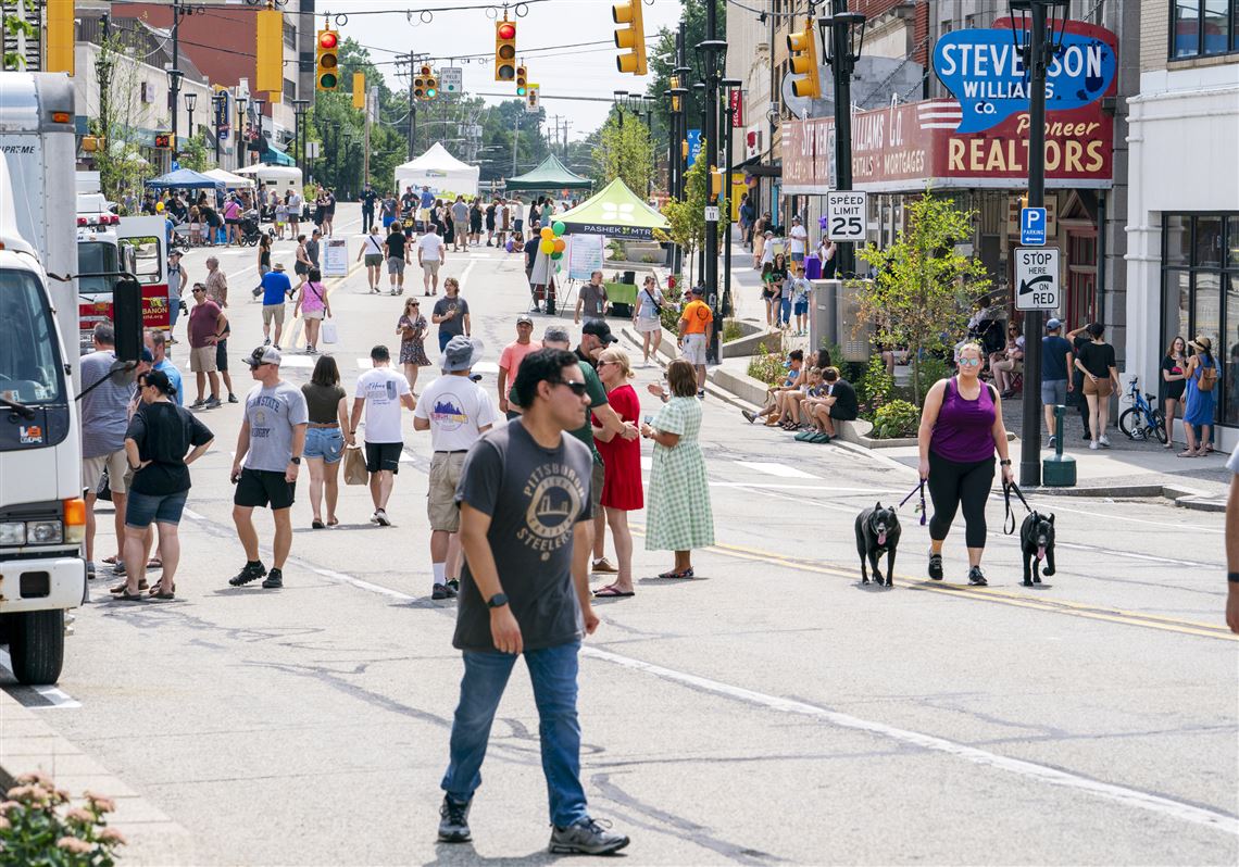 Mt. Lebanon showcases its renovated main street Pittsburgh PostGazette