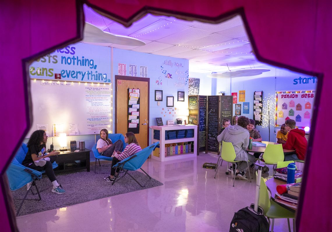 Pleasant Hills Middle School's Chill Room receives $20,000 donation ...