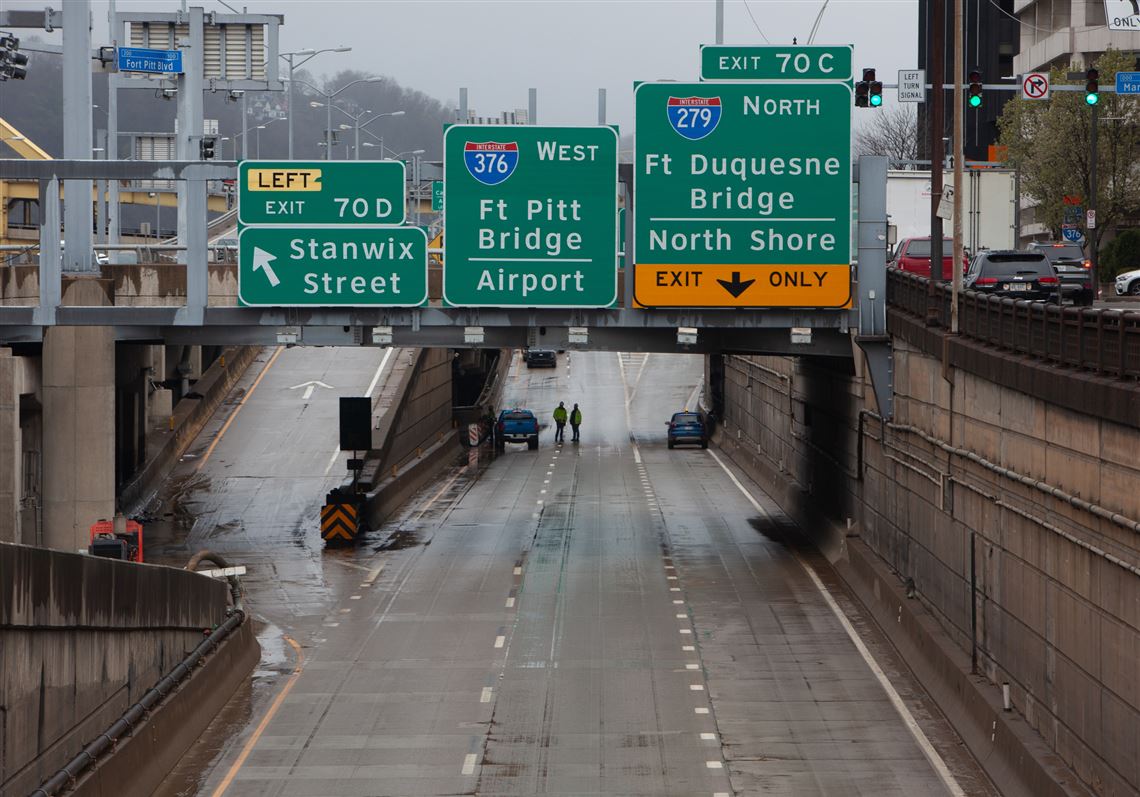 Pittsburgh's 'bathtub' along Parkway East to get $6.7 million to curb ...