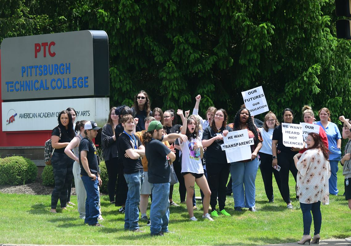 Pittsburgh Technical College students walk out in protest amid financial  strain | Pittsburgh Post-Gazette