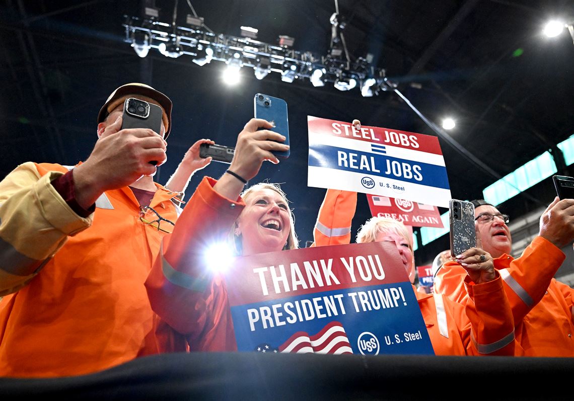 As leaders declare 'the Mon Valley is back,' Trump's visit to U.S. Steel sparks renewed hope in region