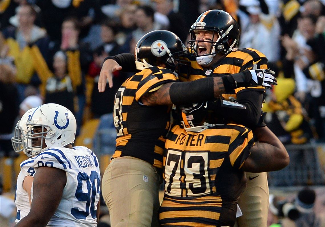 Steelers will wear their 1934 throwback jersey against Colts this