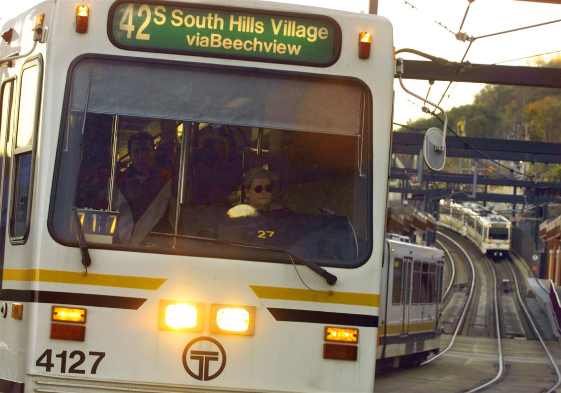 Light rail riders from South Hills to Downtown Pittsburgh should expect delays this weekend