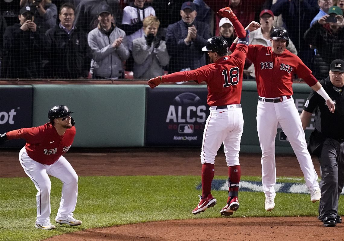 Astros fans at Fenway Park before ALCS Game 1 vs. Red Sox