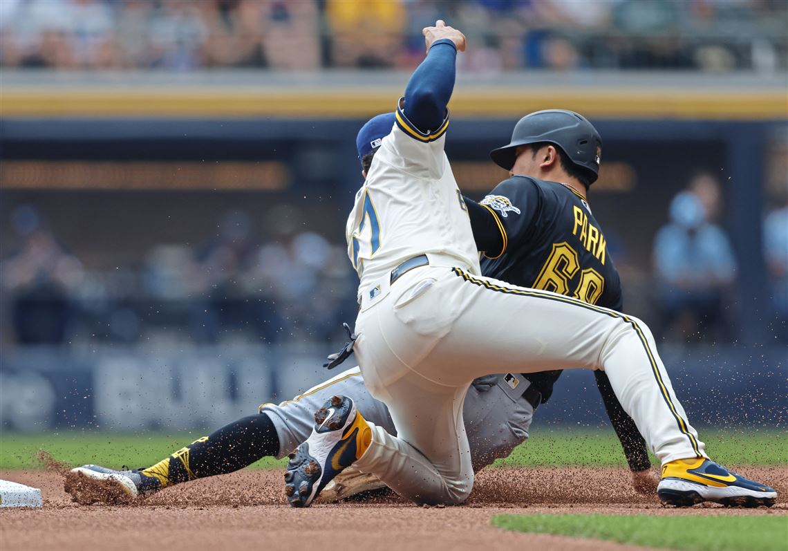 Pirates bullpen can't contain Willy Adames, Brewers in series-opening loss